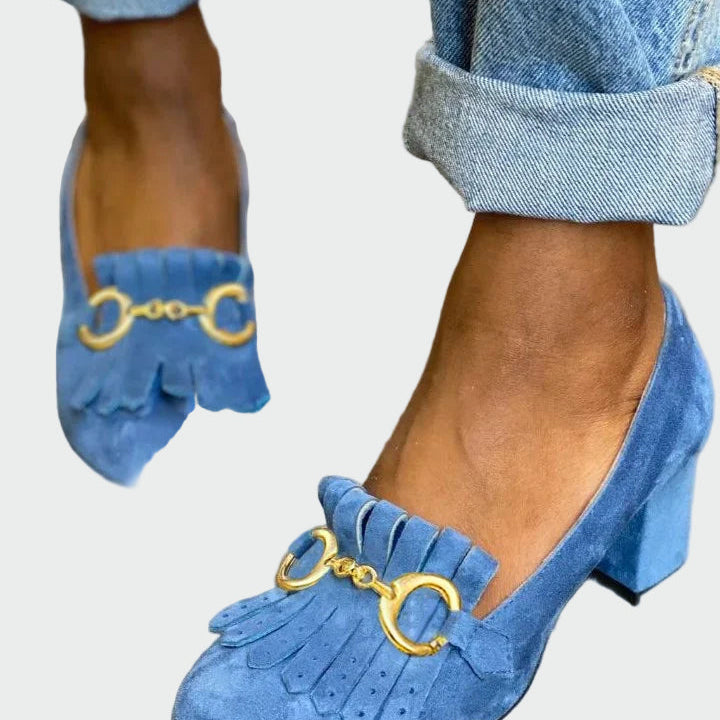 Amina | Narmaste Gold Buckle Shoes