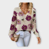 Triinu | Plus Size Top with Lace Details