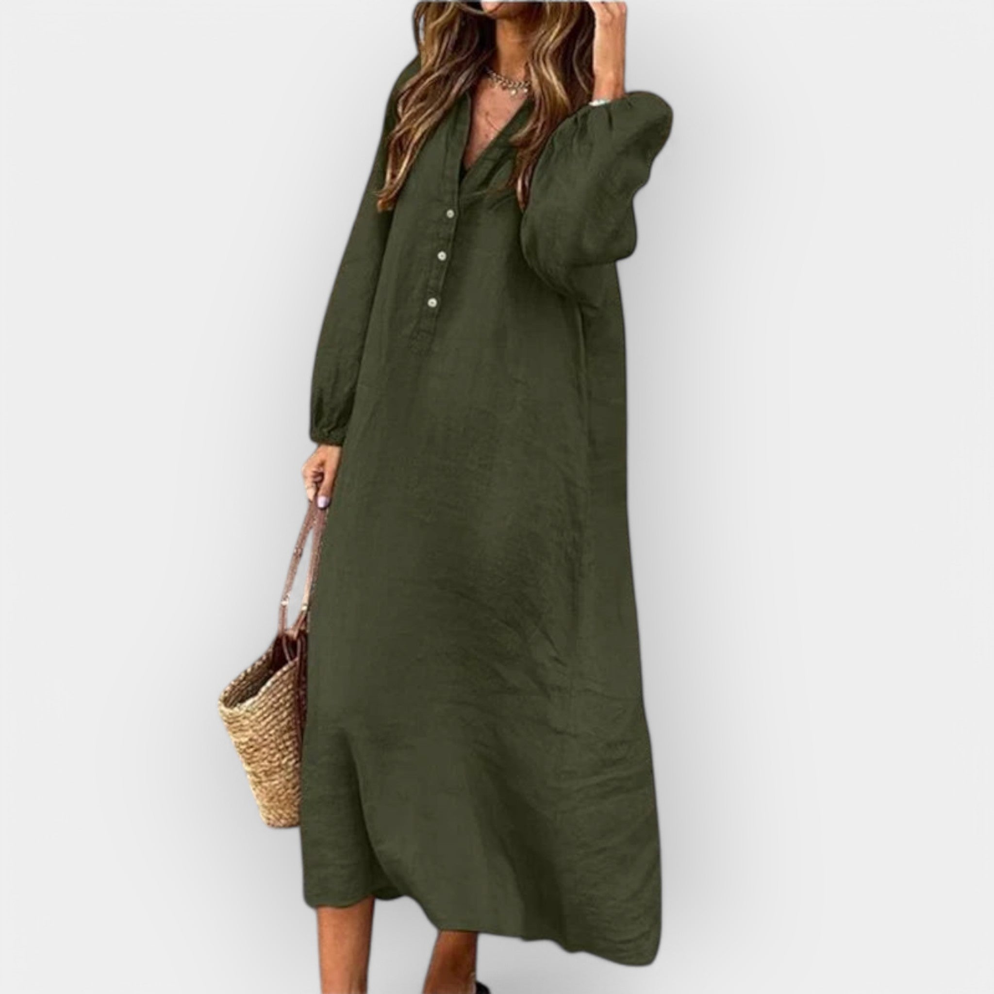 Elara | Elegant Linen Dress