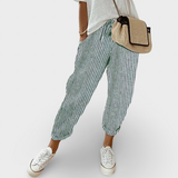 Helga | Elegantne ležerne lanene pantalone