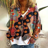 Saskia - Bohemian Colorful Pullover