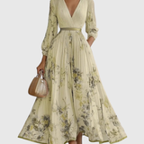 Siena | Elegant Pleated Maxi Dress