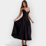 Inês | Pikk Print Kleid