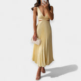 Adriana | Plisirana Maxi Haljina