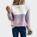 Clara | Elegantni trobojni patchwork kaput
