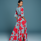 Mila | Mekani V-Neck Maxi Dress