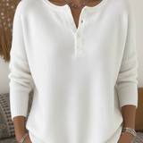 Sara - Pulover Henley Elegant