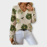 Triinu | Plus Size Top with Lace Details