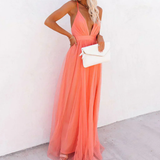 Ginevra | Maxi Haljina Luce Corallo