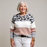 Pascalina - Confortabil Pulover cu Model Leopard