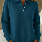 Olivia - Elegant Polo Sweater