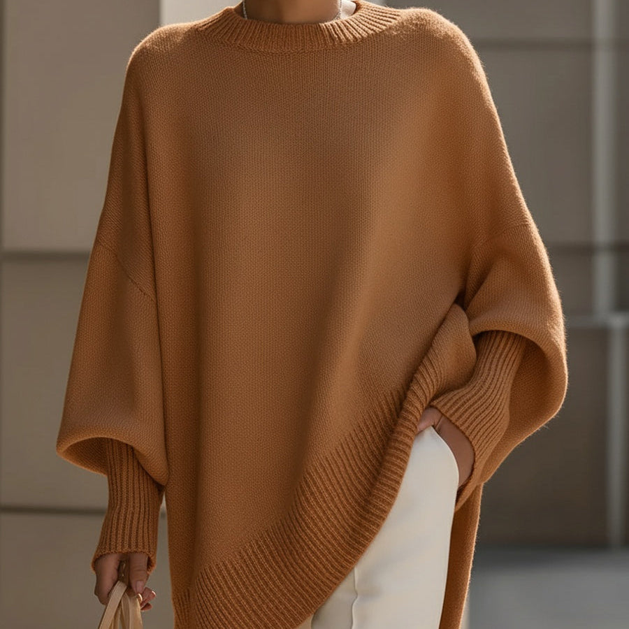 Bea - Chic Beige Poncho