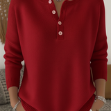 Sara - Pulover Henley Elegant
