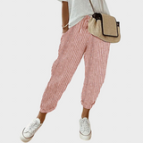 Helga | Elegantne ležerne lanene pantalone