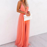 Ginevra | Maxi Haljina Luce Corallo