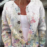 Amelie - Elegant Floral Cardigan