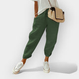 Helga | Elegantne ležerne lanene pantalone