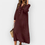 Elara | Elegant Linen Dress