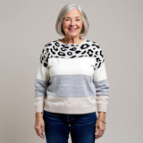 Pascalina - Confortabil Pulover cu Model Leopard