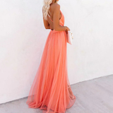 Ginevra | Maxi Haljina Luce Corallo