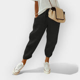 Helga | Elegantne ležerne lanene pantalone