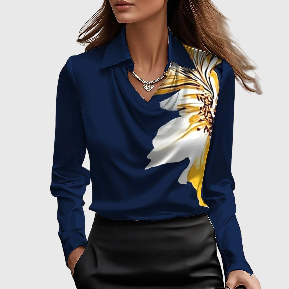 Brooklyn - Elegant Satin Blouse