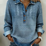 Sofia - Udoban Denim Džemper