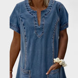 Julia | Mekana Denim Dress