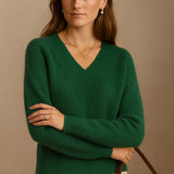 Éliane - Emerald Kašmirski Pulover