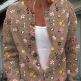 Amelie - Elegant Floral Cardigan