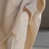 Bea - Chic Beige Poncho