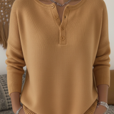 Sara - Pulover Henley Elegant