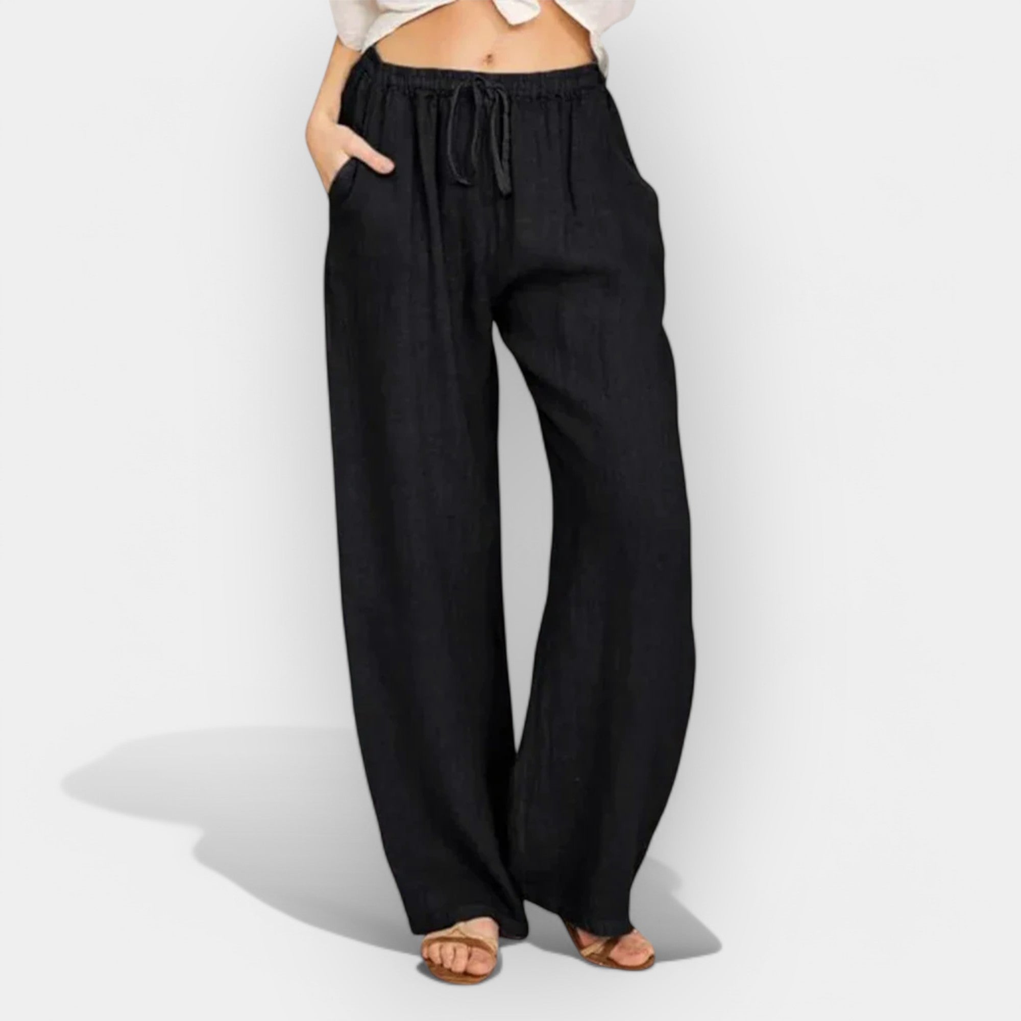 Ivana | Lightweight Linen Summer Pants