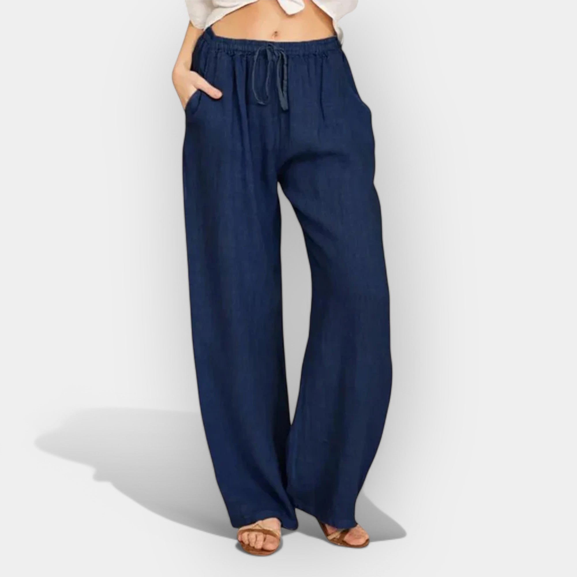 Ivana | Lightweight Linen Summer Pants