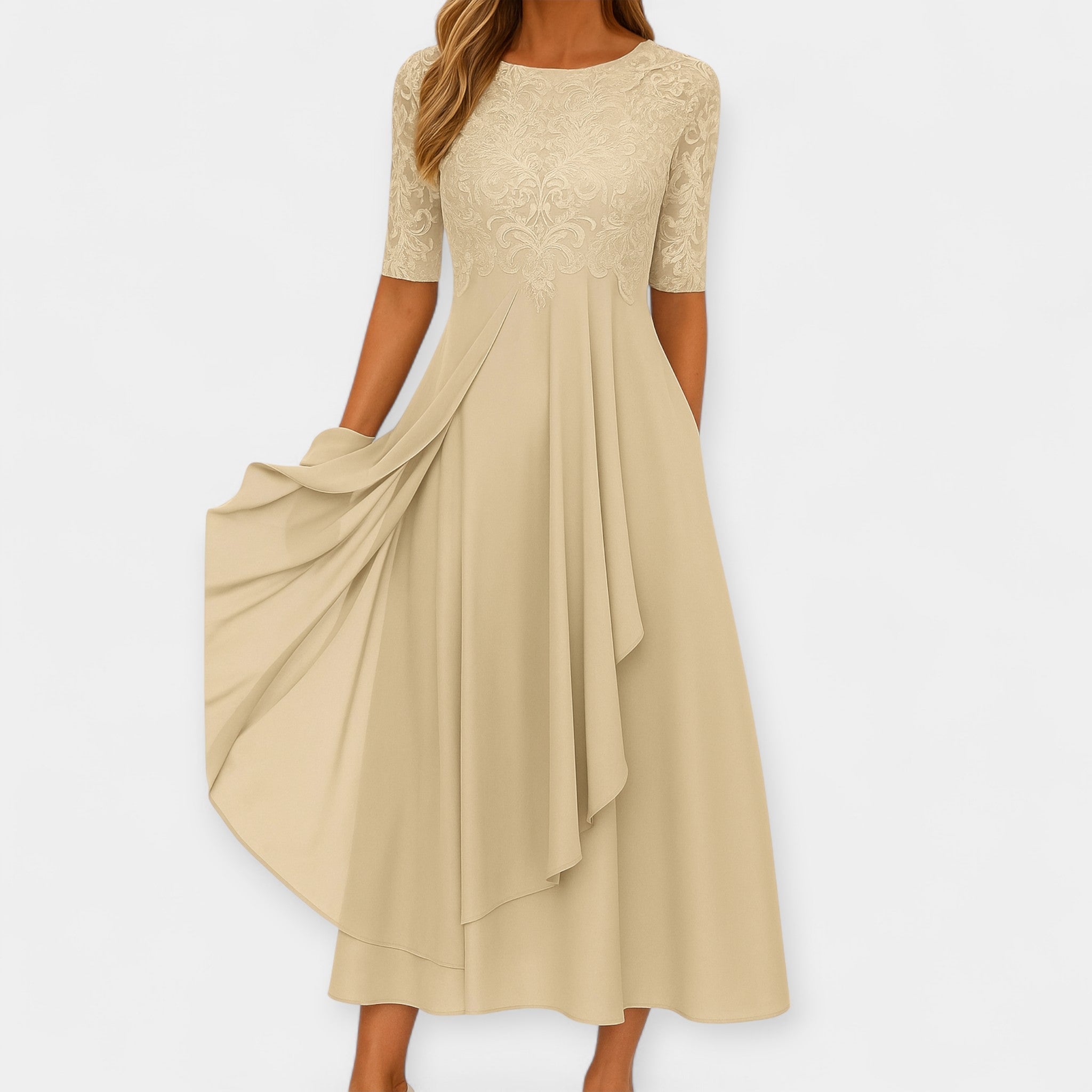 Elena | Elegant Midi Dress