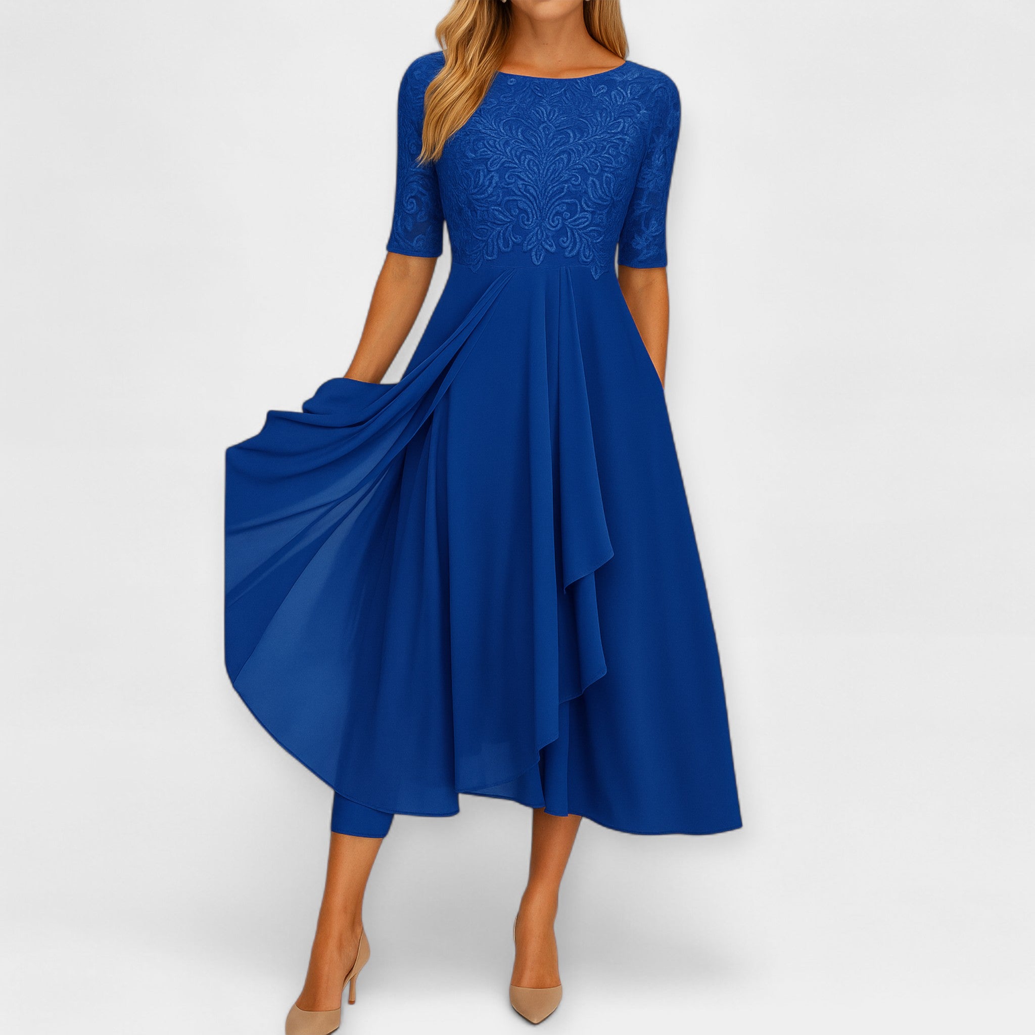 Elena | Elegant Midi Dress