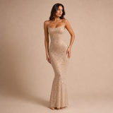 Natalija – Uža haljina sa glam efektom i elegantnom linijom