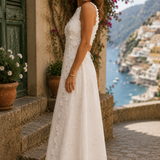 Della | Elegantan Maxi Haljina sa Vezenjem