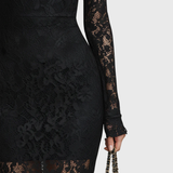 Veronika | Čipkasto Maksikleid