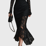 Veronika | Čipkasto Maksikleid