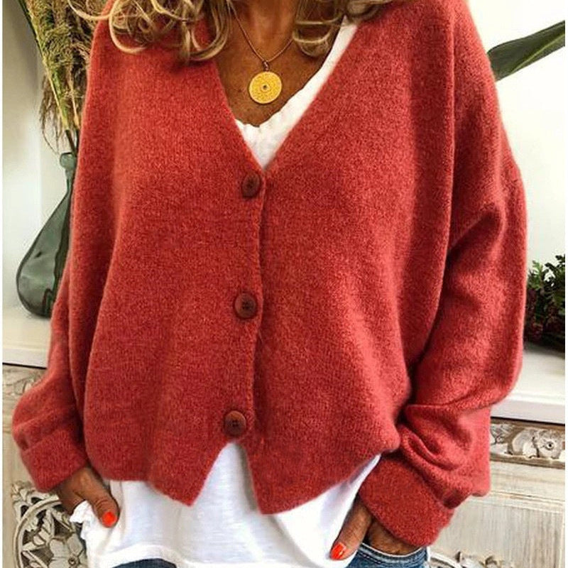 Scarlett - Elegant Knitted Cardigan
