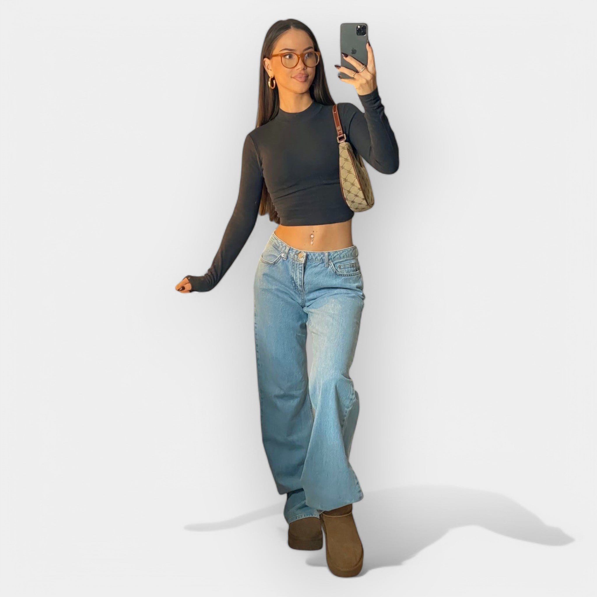 Lina | Niske Struk Farmerke