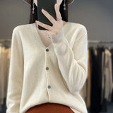 Odessia - Elegant Cashmere Cardigan