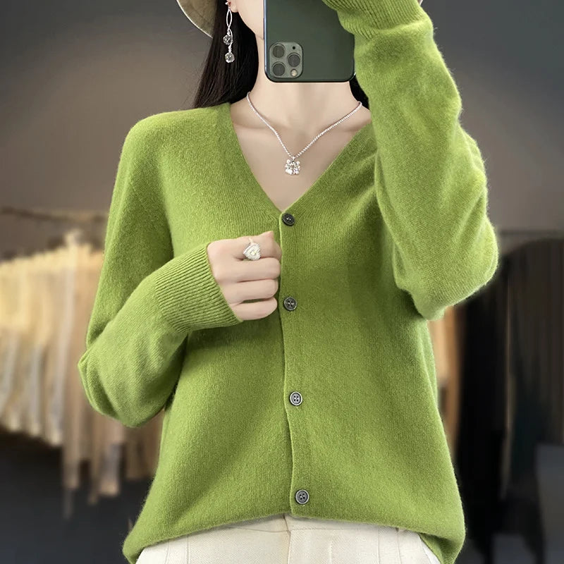 Odessia - Elegant Cashmere Cardigan