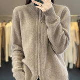 Piera - Comfortable Zip-Up Cardigan