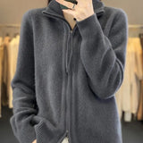 Piera - Comfortable Zip-Up Cardigan