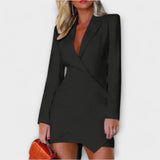 Gabriela | Elegantna Blazer Haljina s Dubokim Dekolteom