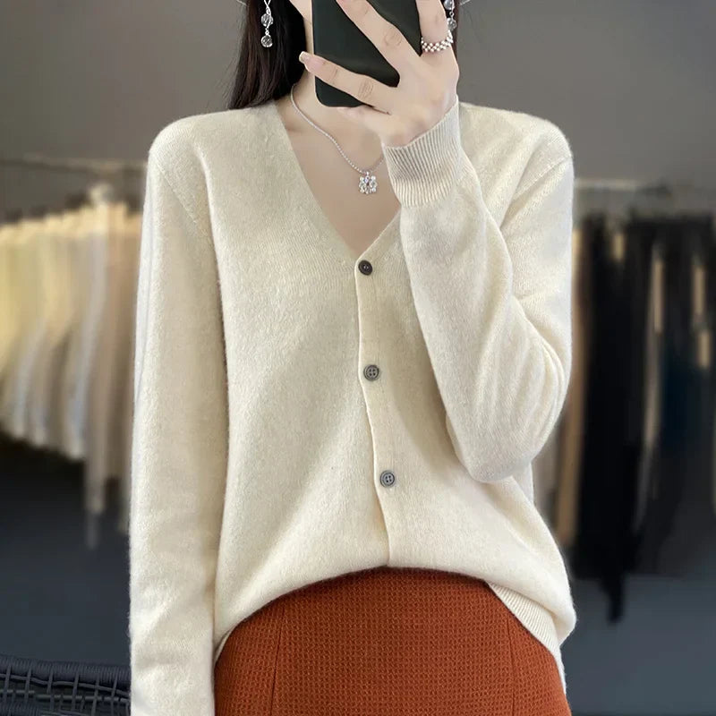 Odessia - Elegant Cashmere Cardigan