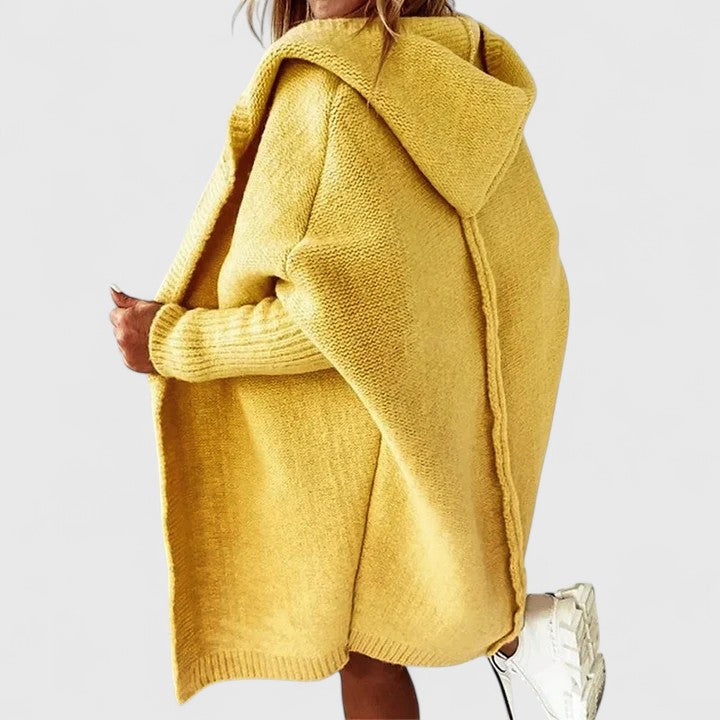 Moonika | Comfortable Knit Cardigan with Hood