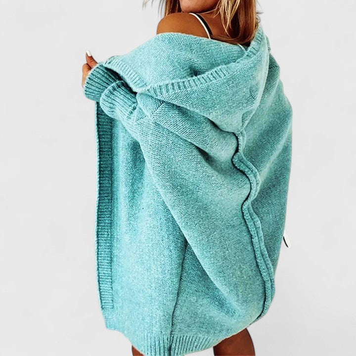 Moonika | Comfortable Knit Cardigan with Hood